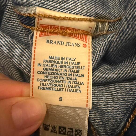 Gorgeous Rare VTG true religion jimmy denim jacket size S - Picture 6 of 8